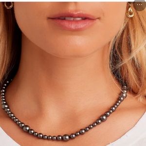 Gorjana Gray Pearl necklace